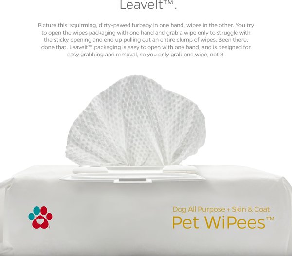Show full view: Pet Parents Pet WiPees Dog All Purpose Skin & Coat Dog Wipes, 400 count, Calming slide 9 of 9