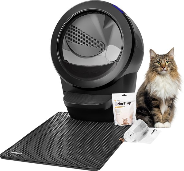 Show full view: Litter-Robot 4 Beginner Bundle, Black slide 6 of 6