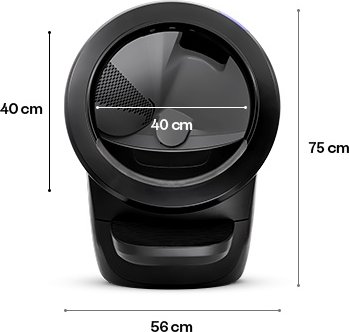 Show full view: Litter-Robot 4 Beginner Bundle, Black slide 3 of 6