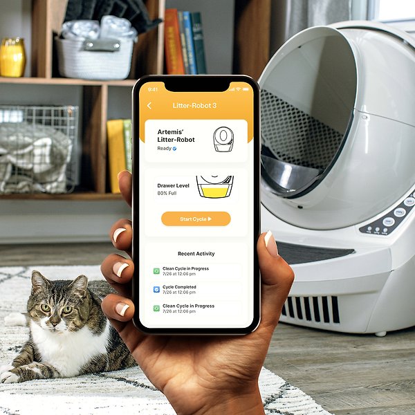 Show full view: Litter-Robot 3 Connect Core Bundle, Beige slide 4 of 4