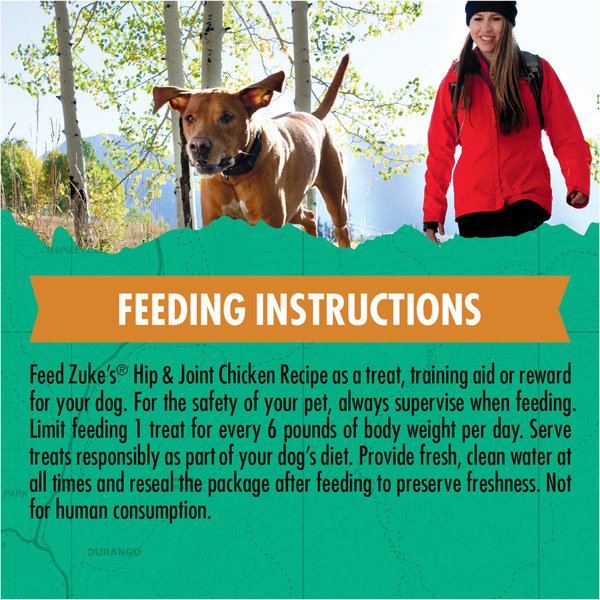 Show full view: Zuke's Hip & Joint Chicken Recipe Soft & Chewy Dog Treats, 170-g bag slide 8 of 10