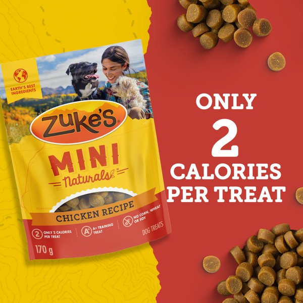 Show full view: Zuke's Mini Naturals Chicken Recipe Training Dog Treats, 170-g bag slide 7 of 11