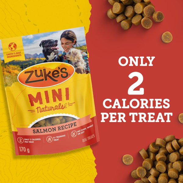 Show full view: Zuke's Mini Naturals Salmon Recipe Training Dog Treats, 454-g bag slide 7 of 11