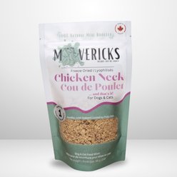 Mavericks Freeze-Dried Powdered Chicken Neck Dog & Cat Food Topping, 56-g bag