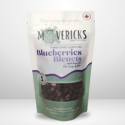 Mavericks Freeze-Dried Whole Blueberries Dog Food Topping, 42-g bag