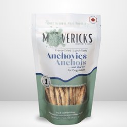 Mavericks Freeze-Dried Anchovies Dog & Cat Food Topping, 28-g bag