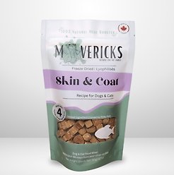 Mavericks Freeze-Dried Skin & Coat Support Dog Food Topping, 50-g bag