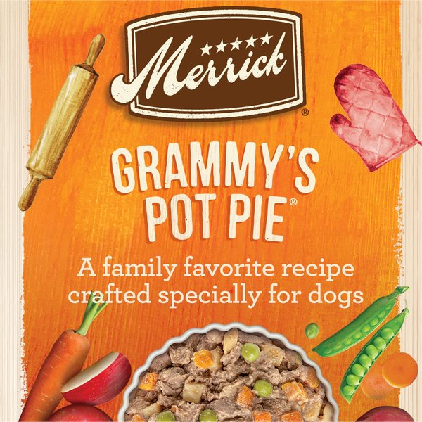Show full view: Merrick Grain-Free Wet Dog Food Grammy's Pot Pie, 360-g can, case of 12 slide 4 of 16