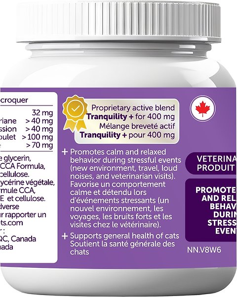 Show full view: Cymbia Calm+ Stress & Anxiety Relief Cat Supplement, 70 count slide 4 of 6