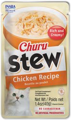 Inaba Churu Stew Chicken Recipe Lickable Cat Treats, 40-g pouch