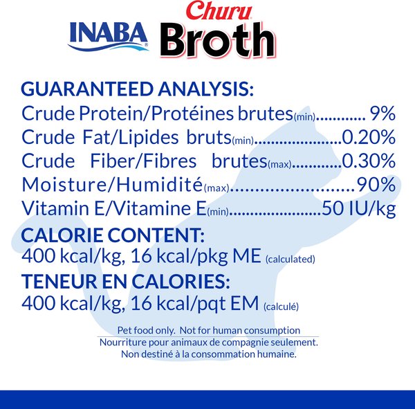 Show full view: Inaba Churu Broth Chicken & Tuna Variety Pack Lickable Cat Treat, 40-g tube, 12 count slide 7 of 8