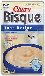 Inaba Churu Bisque Tuna Recipe Lickable Cat Treats, 40-g pouch
