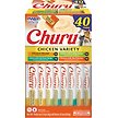 Show in main carousel: Inaba Churu Creamy Puree Chicken Variety Pack Lickable Cat Treats, 14-g tube, 40 count slide 1 of 11