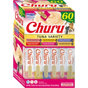 Inaba Churu Creamy Puree Chicken Variety Pack Lickable Cat Treats
