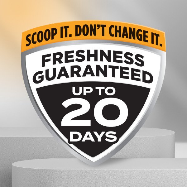 Show full view: Arm & Hammer Litter Platinum Hardball Garden Bloom Lightweight Easy No-Mess Scooping Clumping Cat Litter, 4.76-kg box slide 4 of 7