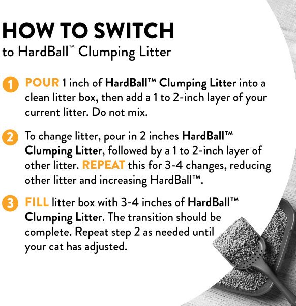 Show full view: Arm & Hammer Litter Platinum Hardball Garden Bloom Lightweight Easy No-Mess Scooping Clumping Cat Litter, 4.76-kg box slide 6 of 7