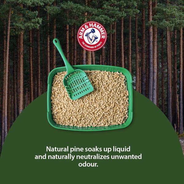 Show full view: Arm & Hammer Litter Feline Pine Original Non-Clumping Wood Cat Litter, 9.07-kg bag slide 4 of 7