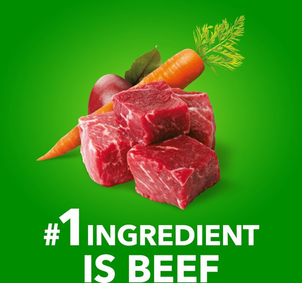 Show full view: Iams Proactive Health Minichunks Adult Beef & Rice Recipe Dry Dog Food, 3.18-kg bag slide 3 of 6