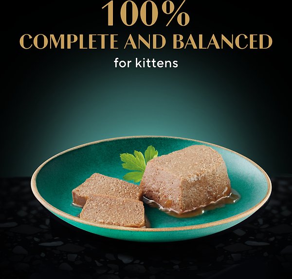 Show full view: Sheba Perfect Portions Kitten Soft Pate Tender Turkey Entree Wet Cat Food, 75-g tray, case of 24 slide 5 of 9