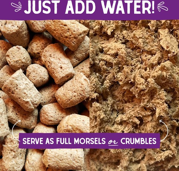 Show full view: Stella & Chewy's Yummy Lickin' Salmon & Chicken Dinner Morsels Freeze-Dried Raw Cat Food, 3.5-oz bag slide 4 of 10