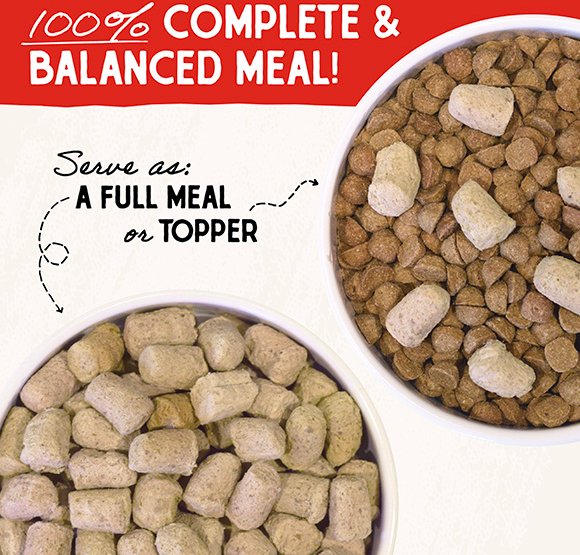 Show full view: Stella & Chewy's Chewy's Chicken Meal Mixers Freeze-Dried Raw Dog Food Topper, 18-oz bag slide 4 of 10