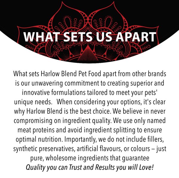 Show full view: Harlow Blend Grain-Free Turkey Fusion Recipe Dry Cat Food, 4-lb bag slide 7 of 7