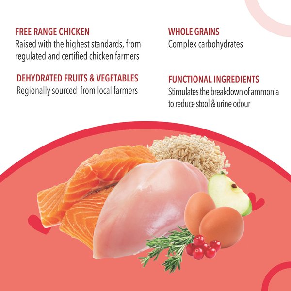 Show full view: Harlow Blend Salmon & Chicken Recipe Dry Cat Food, 10-lb bag slide 4 of 9