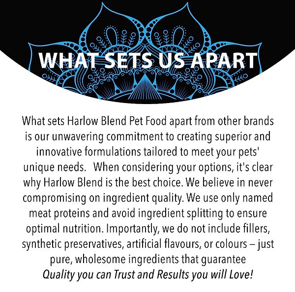 Show full view: Harlow Blend Grain-Free Turkey Fusion Recipe Dry Dog Food, 20-lb bag slide 7 of 7