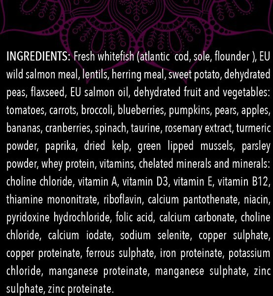 Show full view: Harlow Blend Grain-Free Fish Fusion Recipe Dry Dog Food, 4-lb bag slide 4 of 7