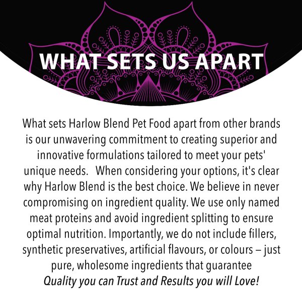 Show full view: Harlow Blend Grain-Free Fish Fusion Recipe Dry Dog Food, 4-lb bag slide 7 of 7