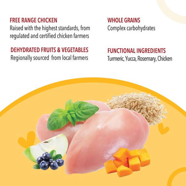 Show full view: Harlow Blend Chicken, Rice & Vegetable Recipe Dry Dog Food, 5-lb bag slide 3 of 8
