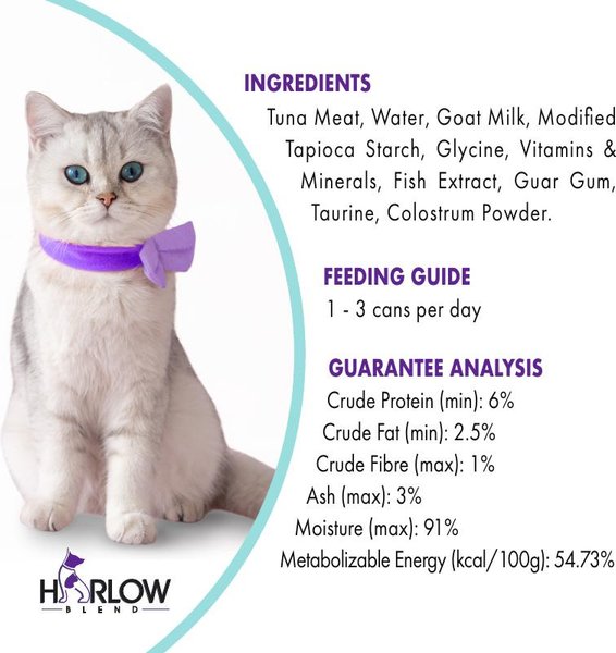 Show full view: Harlow Blend Tuna Mousse Recipe Wet Cat Food, 80-g can, case of 24 slide 6 of 7