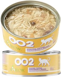 Harlow Blend Chicken In Gravy with Katsuobushi & Berries Wet Cat Food, 80-g can, case of 24
