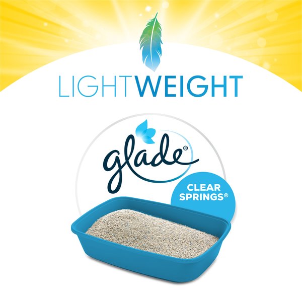 Show full view: Tidy Cats LightWeight Glade Clear Springs Multi-Cat Cat Litter, 5.44-kg box slide 6 of 9