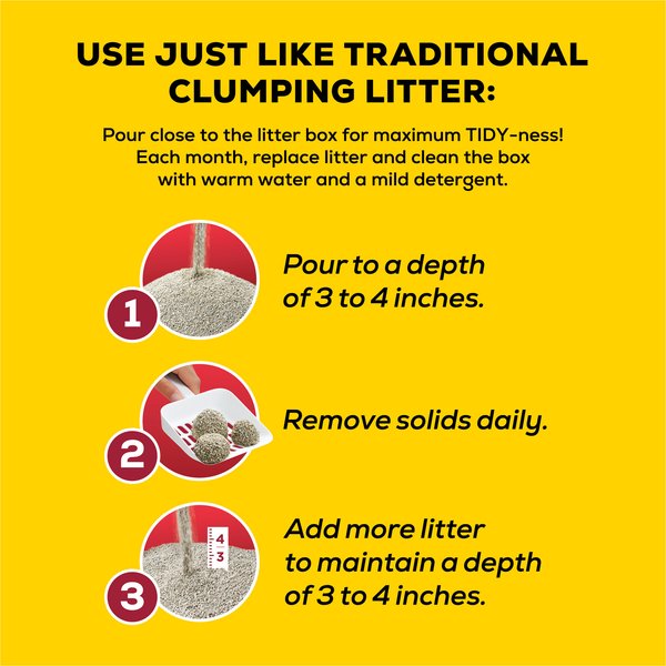 Show full view: Tidy Cats LightWeight 24/7 Performance Multi-Cat Cat Litter, 7.71-kg pail slide 5 of 9