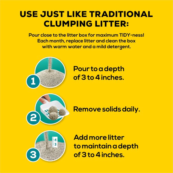 Show full view: Tidy Cats LightWeight Free & Clean Unscented Multi-Cat Cat Litter, 5.44-kg box slide 5 of 9