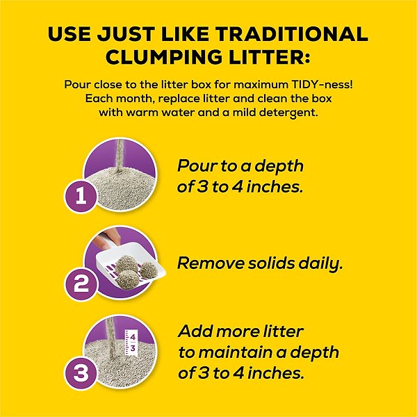 Show full view: Tidy Cats LightWeight Glade Clean Blossoms Multi-Cat Cat Litter, 2.72-kg jug slide 5 of 9