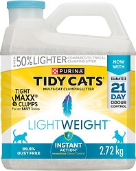 Tidy Cats LightWeight Instant Action Multi-Cat Cat Litter, 2.72-kg jug