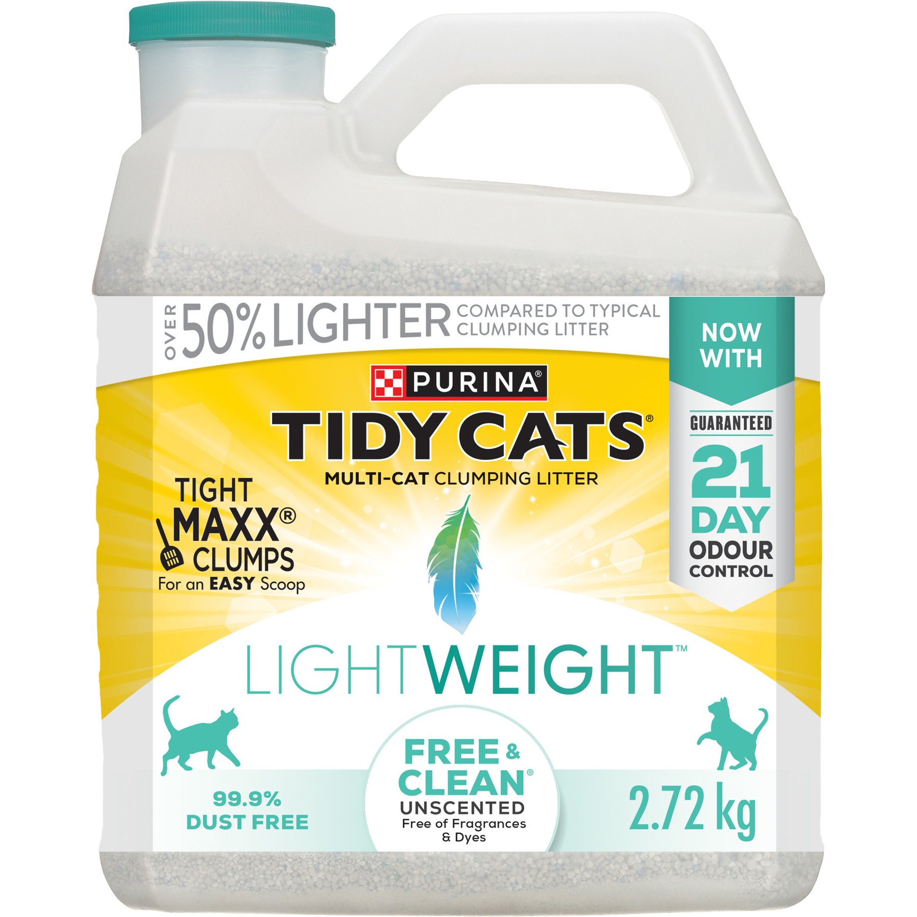 Tidy Cats LightWeight Free & Clean Unscented Multi-Cat Cat Litter
