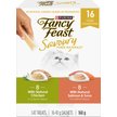 Show in main carousel: Fancy Feast Savoury Puree Naturals Best Sellers Variety Pack Lickable Cat Treats, 10-g sachet, case of 16 slide 1 of 9