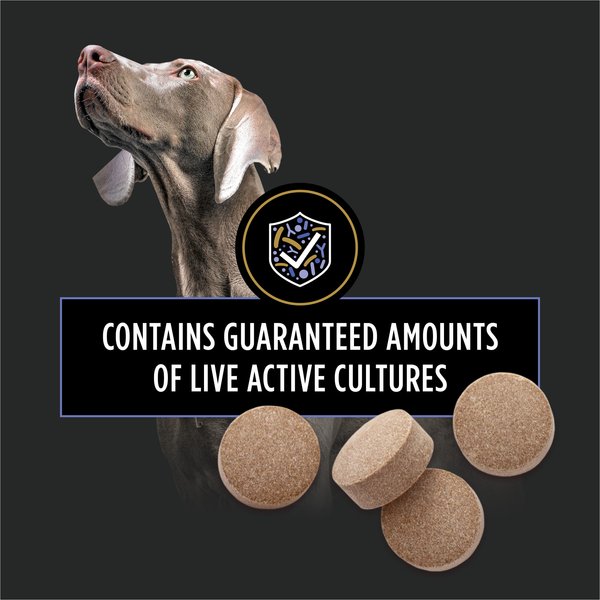 Show full view: Purina Pro Plan Veterinary Supplements FortiFlora Canine Probiotic Tablets Dog Supplement, 90 count slide 4 of 8