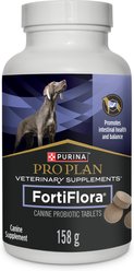 Purina Pro Plan Veterinary Supplements FortiFlora Canine Probiotic Tablets Dog Supplement, 90 count