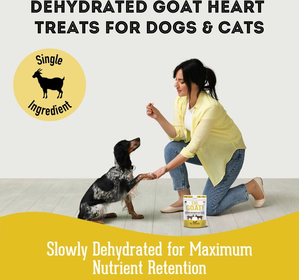 Show full view: The Granville Island Pet Treatery The GOAT! Premium Dehydrated Goat Heart, 80-g bag slide 4 of 7