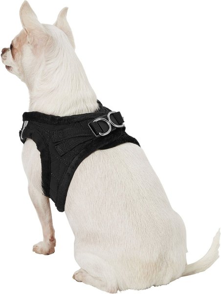 Show full view: Best Pet Supplies Voyager Padded Fleece Dog Harness, Black, X-Small slide 6 of 10