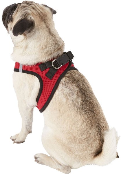 Show full view: Best Pet Supplies Voyager Black Trim Mesh Dog Harness, Red, Large slide 6 of 10