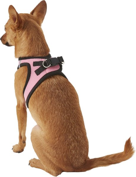 Show full view: Best Pet Supplies Voyager Black Trim Mesh Dog Harness, Pink, Small slide 6 of 10