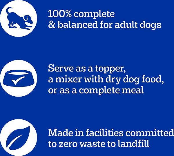 Show full view: Pedigree Adult Choice Cuts in Gravy Beef, Noodles & Vegetable and Grilled Chicken Flavour Variety Pack Wet Dog Food, 100-g pouch, case of 8 slide 3 of 7