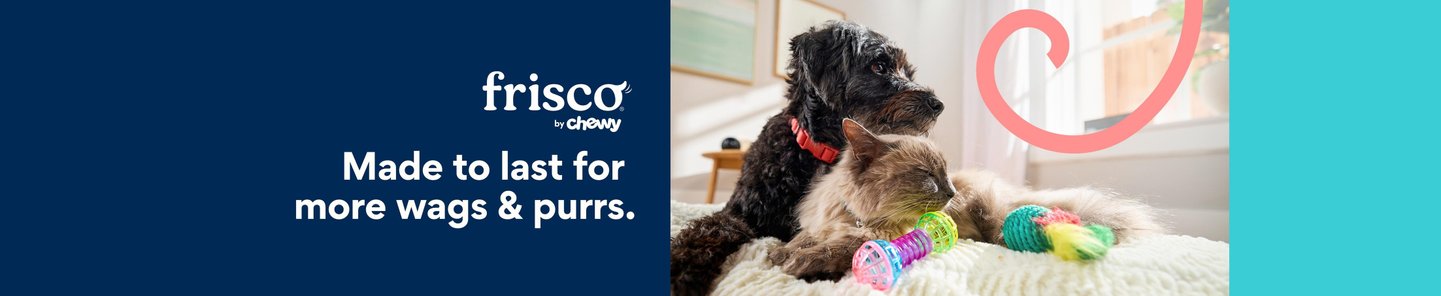 Frisco by Chewy. Made to last for more wags and purrs. 
