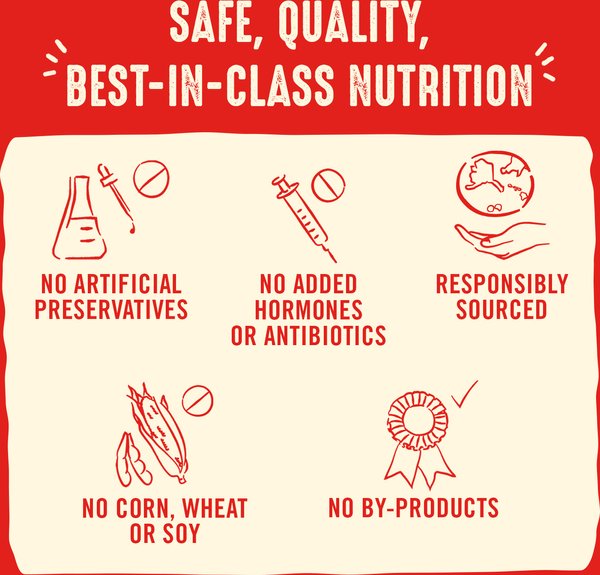 Show full view: Stella & Chewy's Perfectly Puppy Beef & Salmon Dinner Patties Freeze-Dried Raw Dog Food, 5.5-oz bag slide 7 of 8