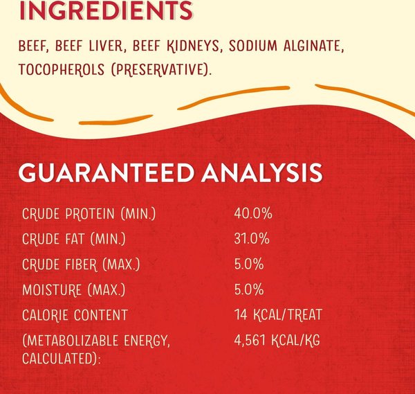 Show full view: Stella & Chewy's Beef Wild Weenies Freeze-Dried Raw Dog Treats, 3.25-oz bag slide 3 of 9